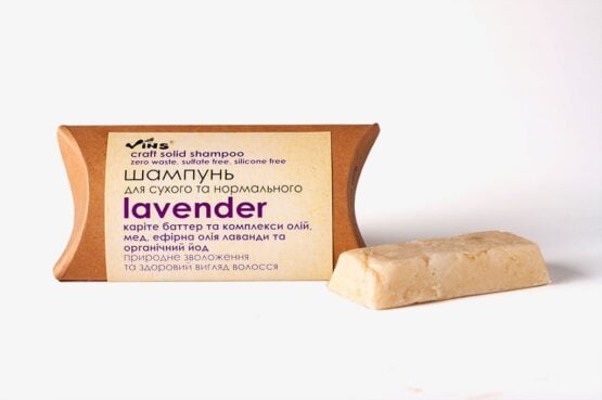Solid sulfate-free shampoo VINS LAVANDER